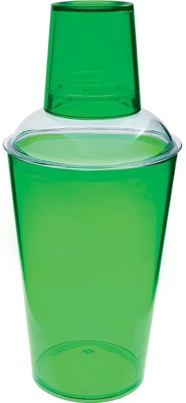 3 Piece Colored Styrene Cocktail Shakers — view 3