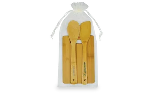 3-Piece Organza-Bag Bamboo Kitchen Set