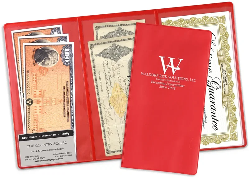 Custom 3-Pocket Policy Wallets — view 16