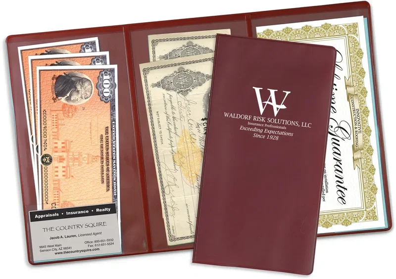 Custom 3-Pocket Policy Wallets — view 18
