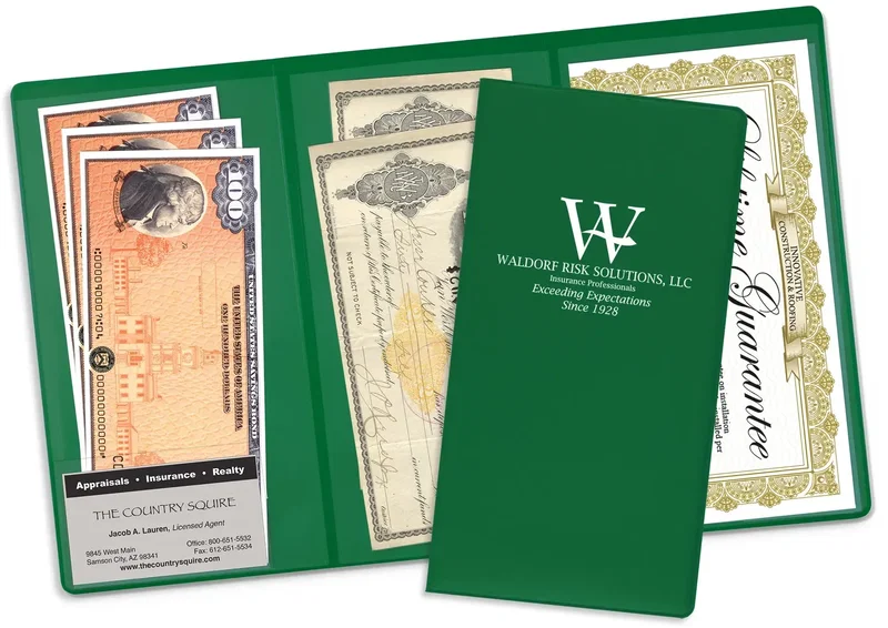 Custom 3-Pocket Policy Wallets — view 20