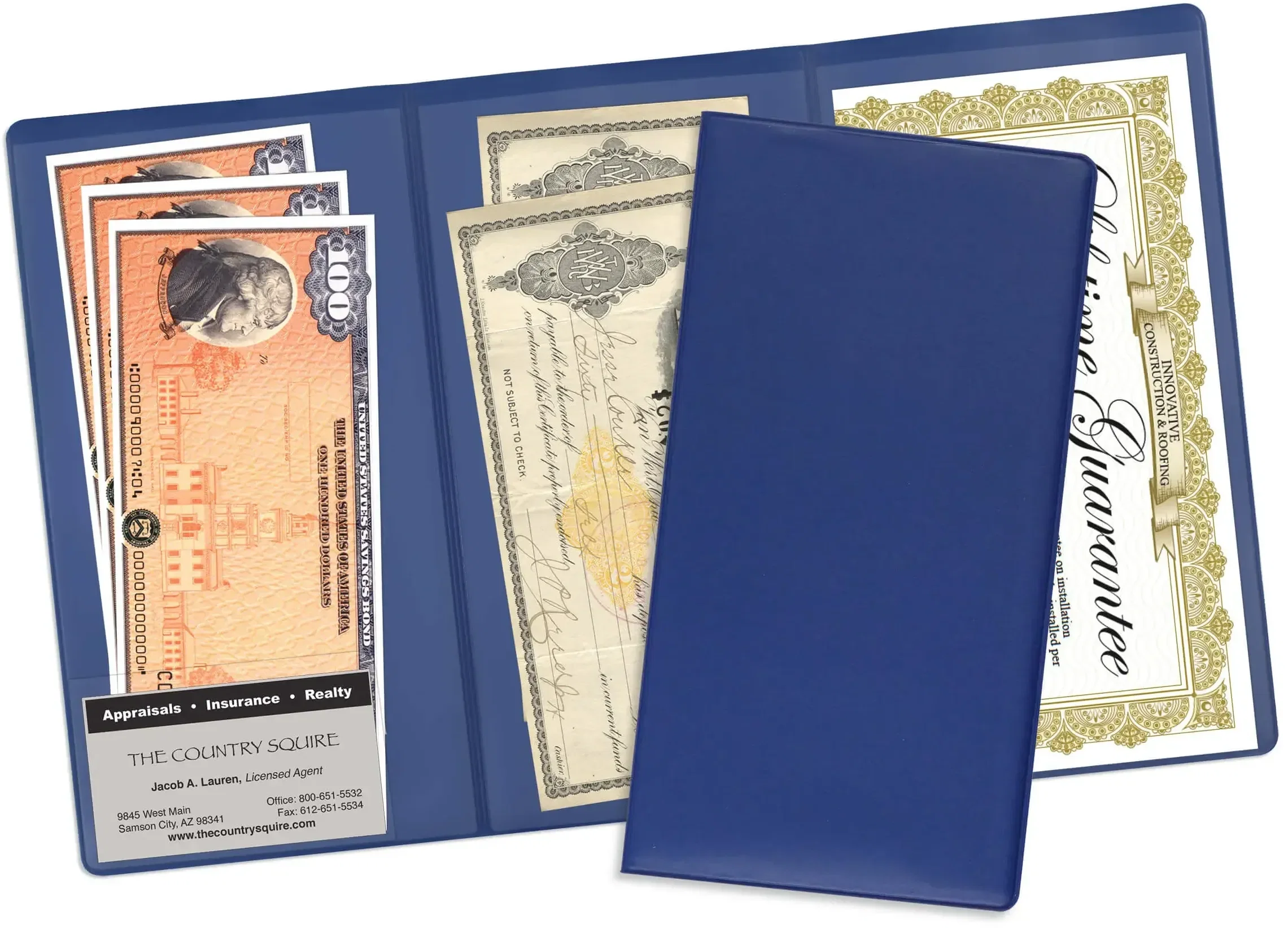 Custom 3-Pocket Policy Wallets — view 4