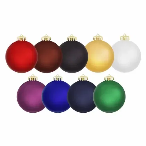 Satin Finish Round Shatterproof Ornament (3¼") — view 2