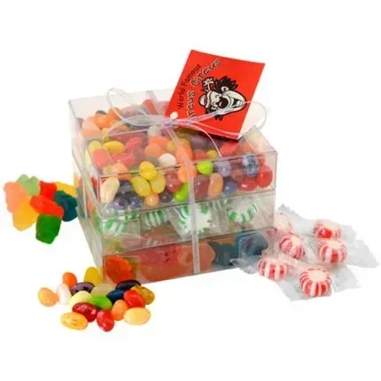 3 Way Pretzel Stack Acetate Tower — view 2
