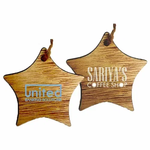 Custom Wood Ornament (3") — view 2