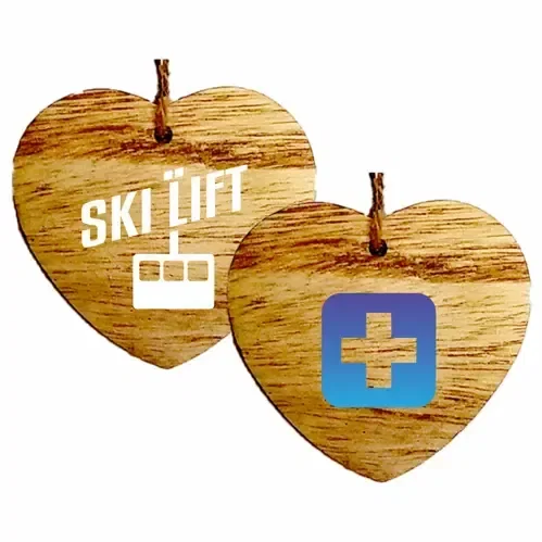Custom Wood Ornament (3") — view 3