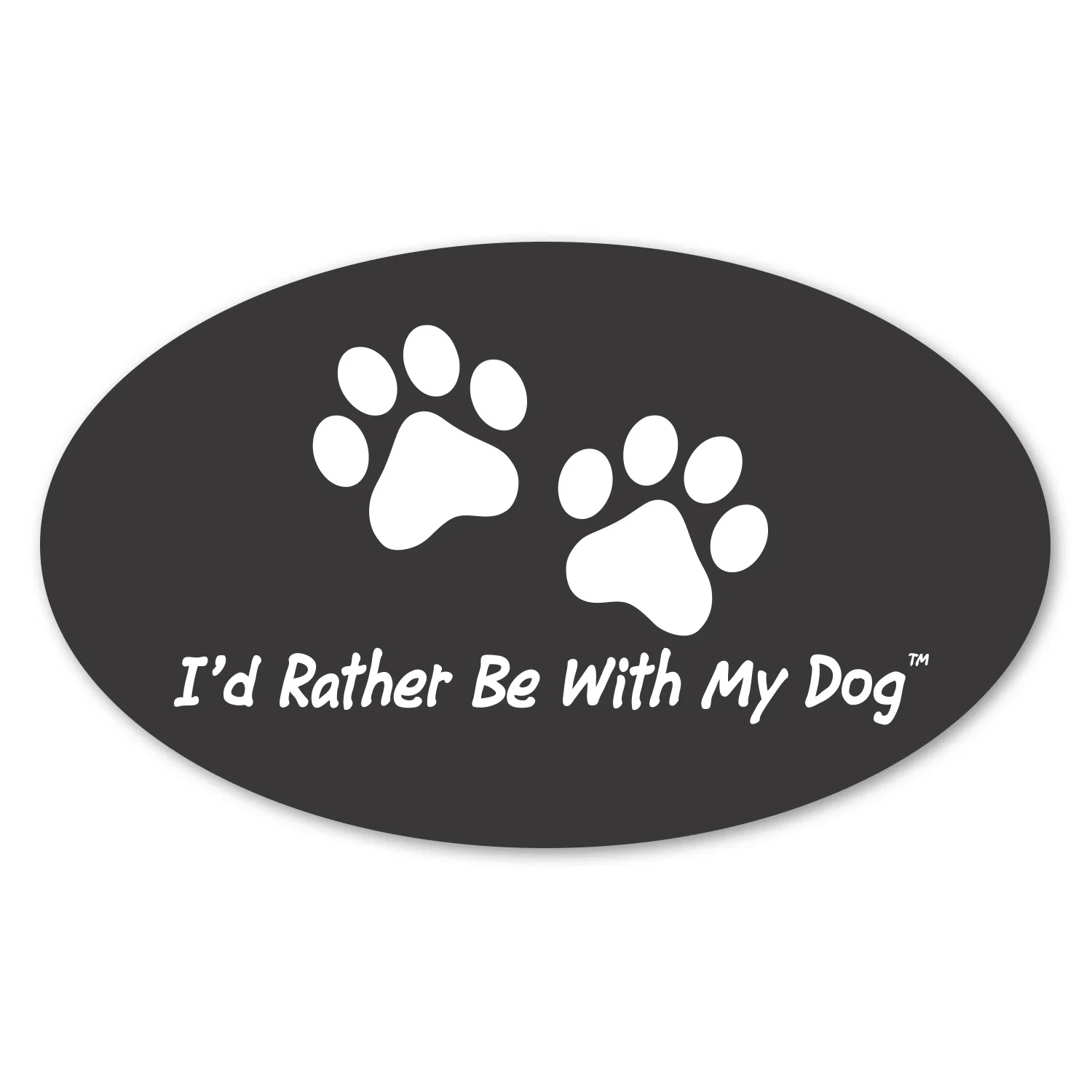 3 x 5 Inch Oval Label — view 2