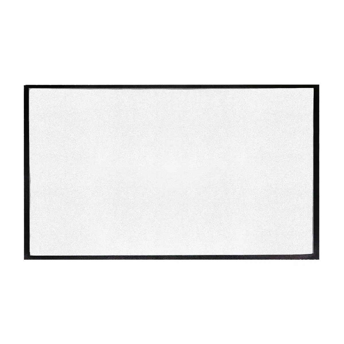 Mat laid out in a retail aisle near a display