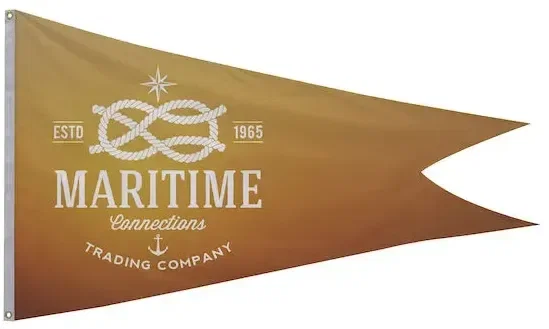 3' x 5' Polyester Burgee Flag Single-Sided