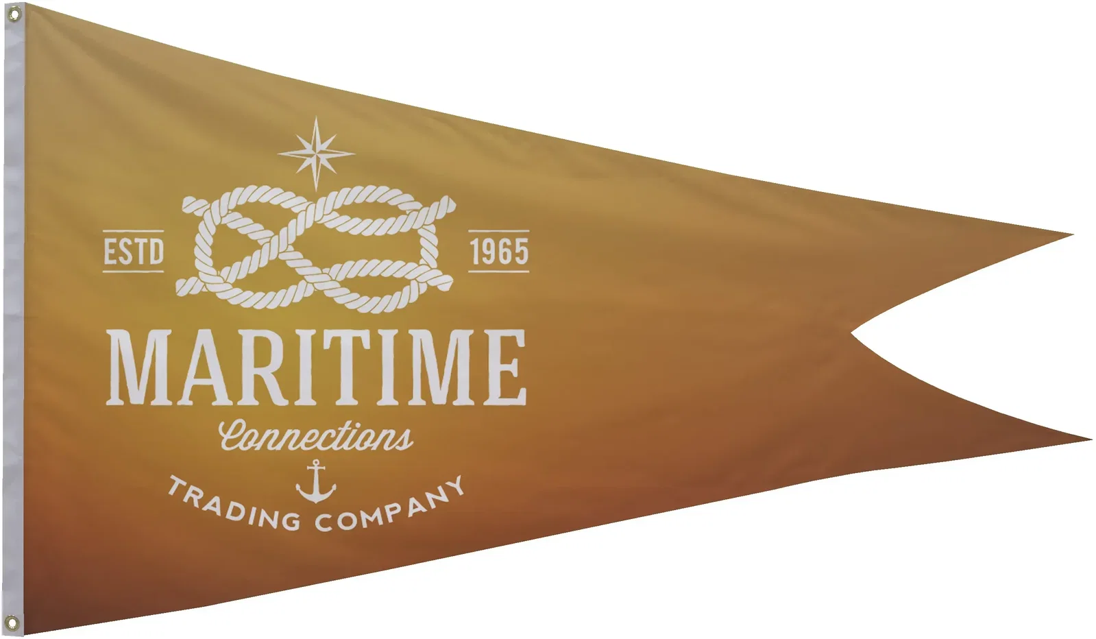 3' x 5' Polyester Burgee Flag Single-Sided — view 2