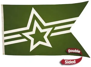 3' x 5' Polyester Guidon Flag Double-Sided