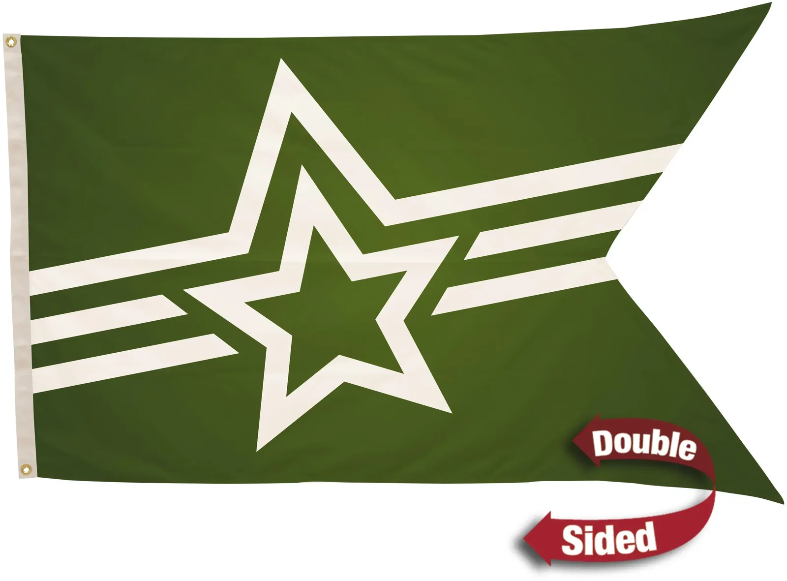 3' x 5' Polyester Guidon Flag Double-Sided — view 2