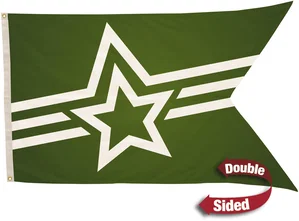 3' x 5' Polyester Guidon Flag Double-Sided