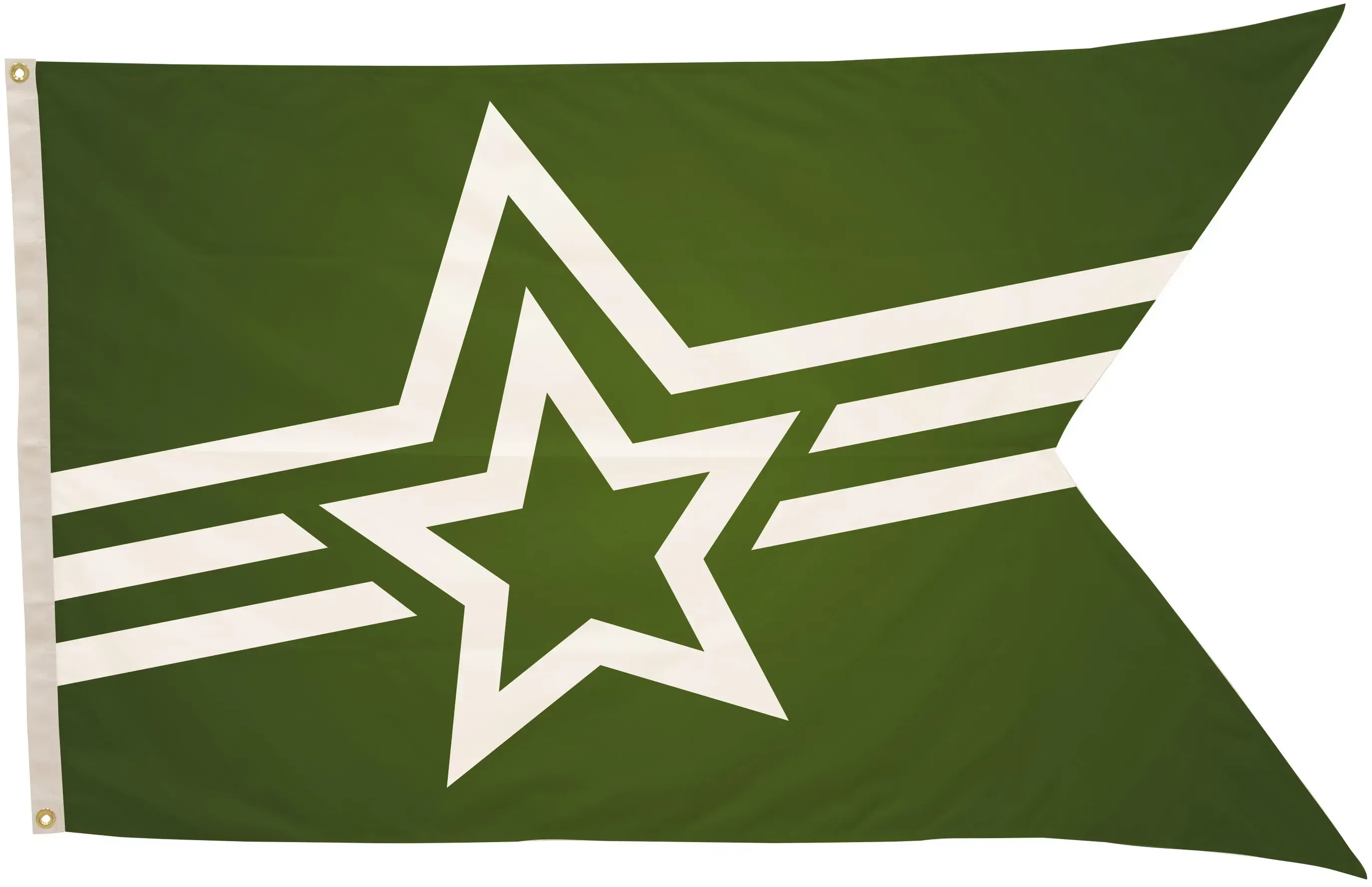 3' x 5' Polyester Guidon Flag Single-Sided — view 2