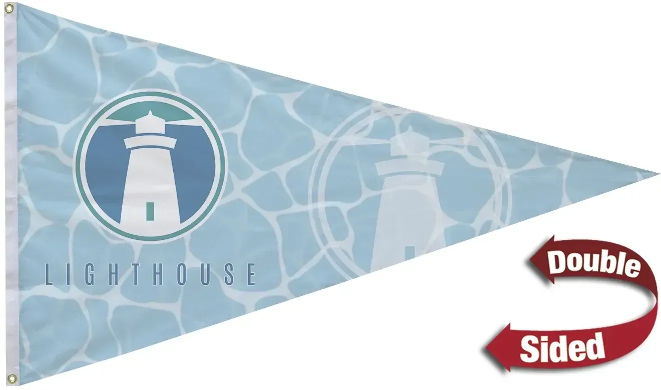 3' x 5' Polyester Pennant Flag Double-Sided — view 2