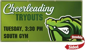 2' x 6' 13 oz. Smooth Vinyl Banner Double-Sided