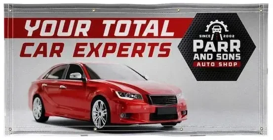 3' X 6' Super Poly Knit Fabric Banner