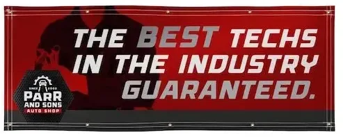 3' X 8' Super Poly Knit Fabric Banner