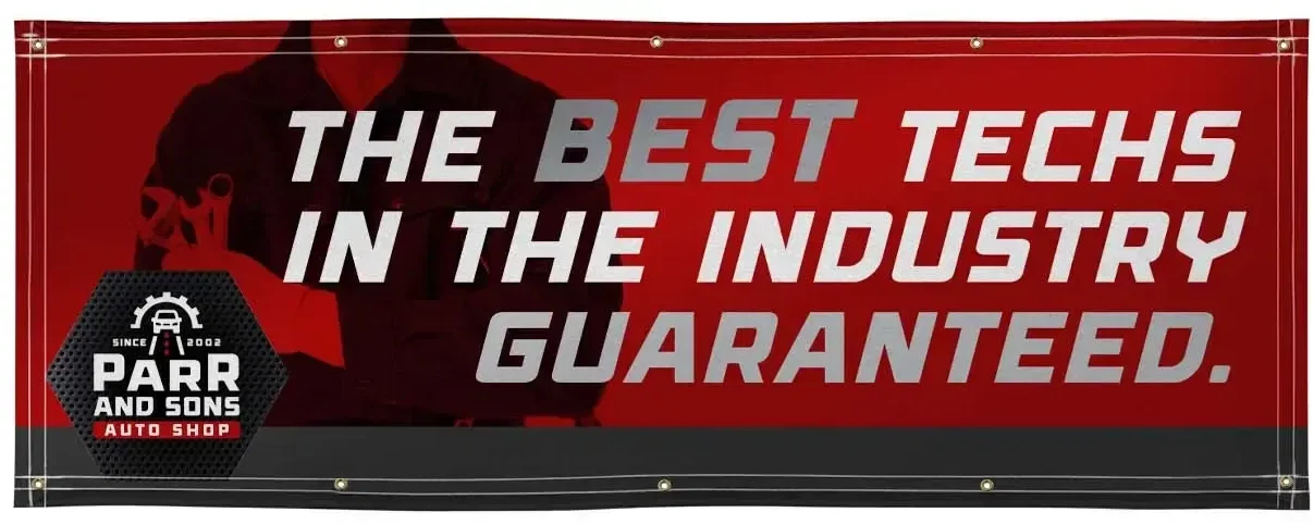 3' X 8' Super Poly Knit Fabric Banner — view 3
