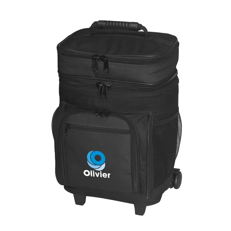 Logo 30 Can Rolling Cooler — view 5