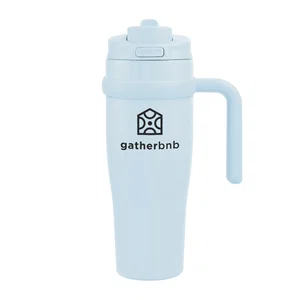 30 Oz. Apex Sip & Chug Recycled Stainless Steel Tumbler