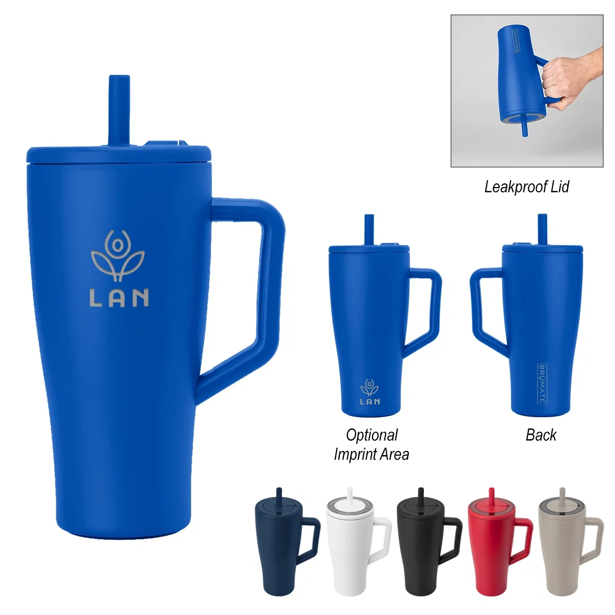 Everyday drink tumbler shown with its lid in place