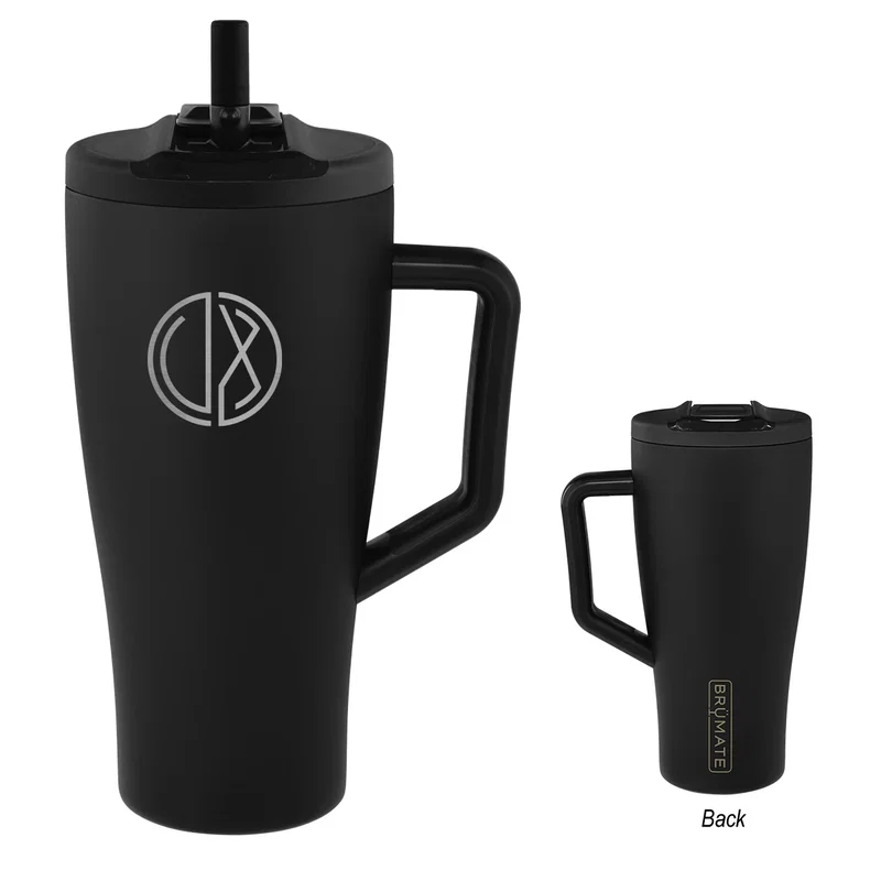 Lid flipped open to reveal the sip opening