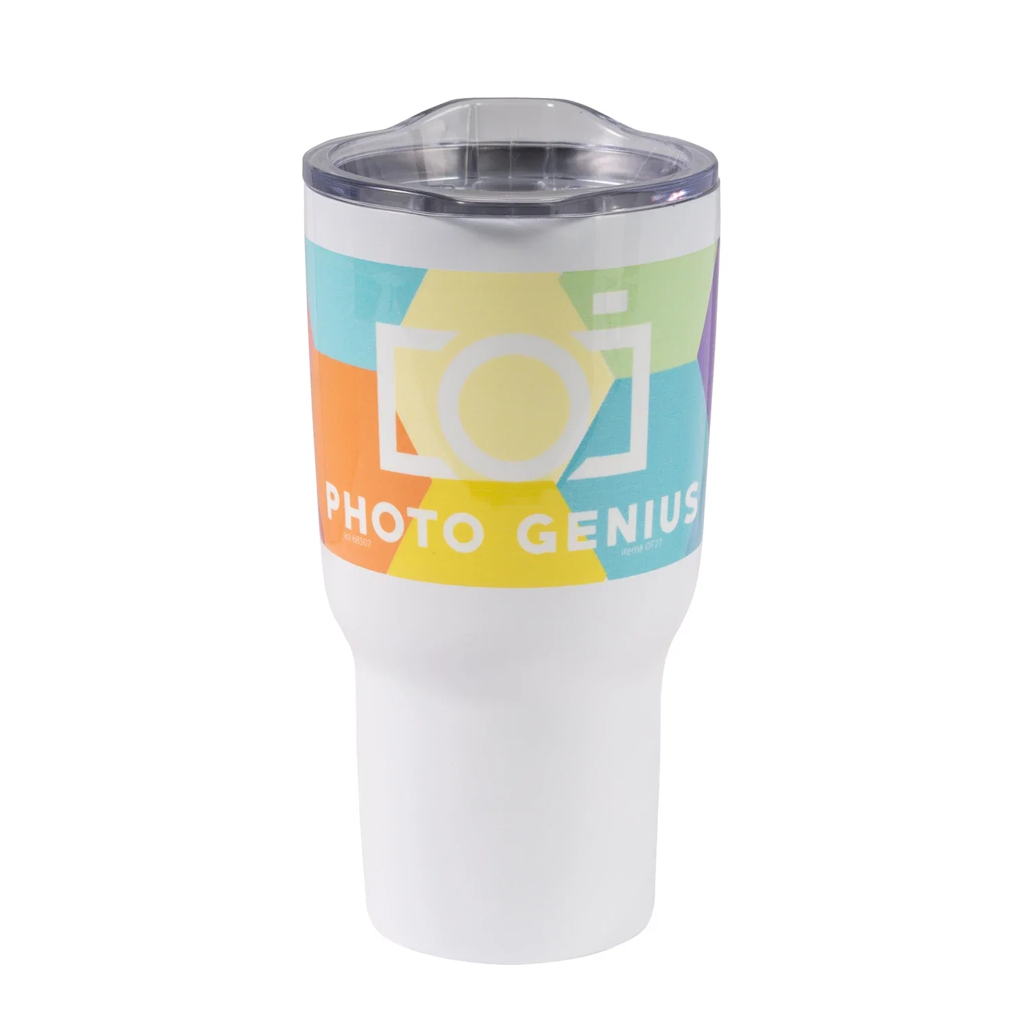 Insulated Vacuum Tumbler - 30 oz — White — view 4