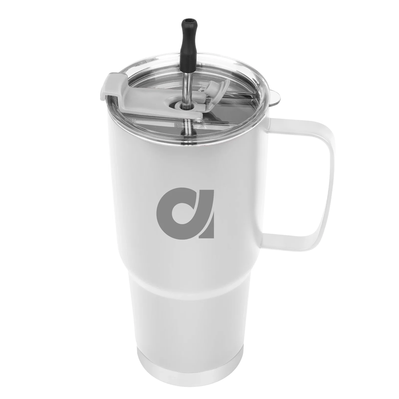 - 30 Oz. Lisbon Stainless Steel Tumbler With Straw — view 25