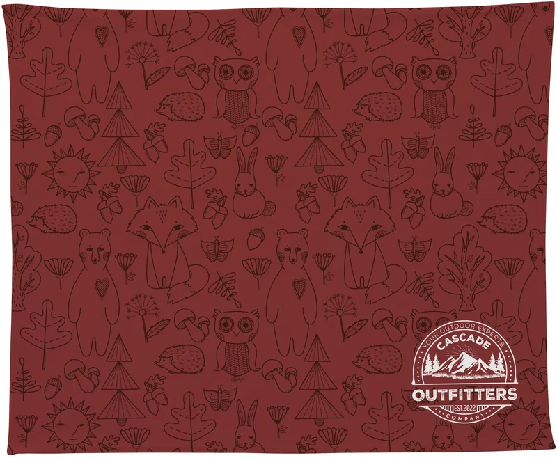 30" x 40" Fleece Blanket Dye Sub — view 3