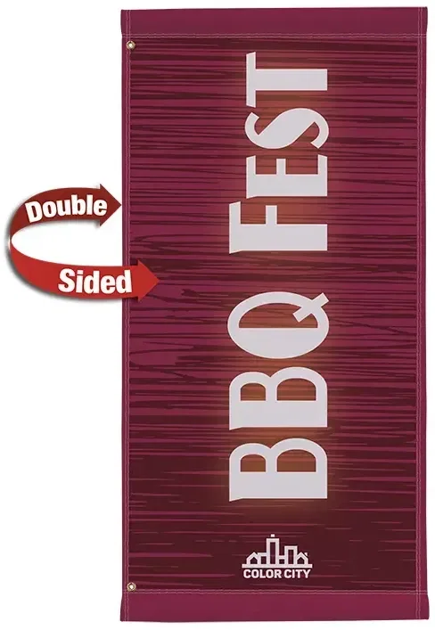 30" x 60" Fabric Boulevard Banner Double-Sided — view 2