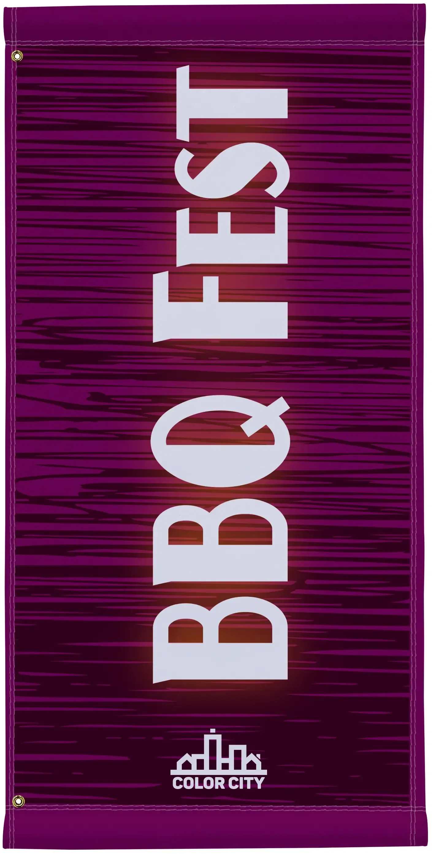 30" x 60" Nylon Boulevard Banner Single-Sided — view 2