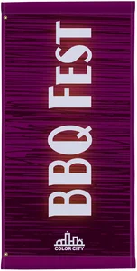 24" x 60" Nylon Boulevard Banner Single-Sided