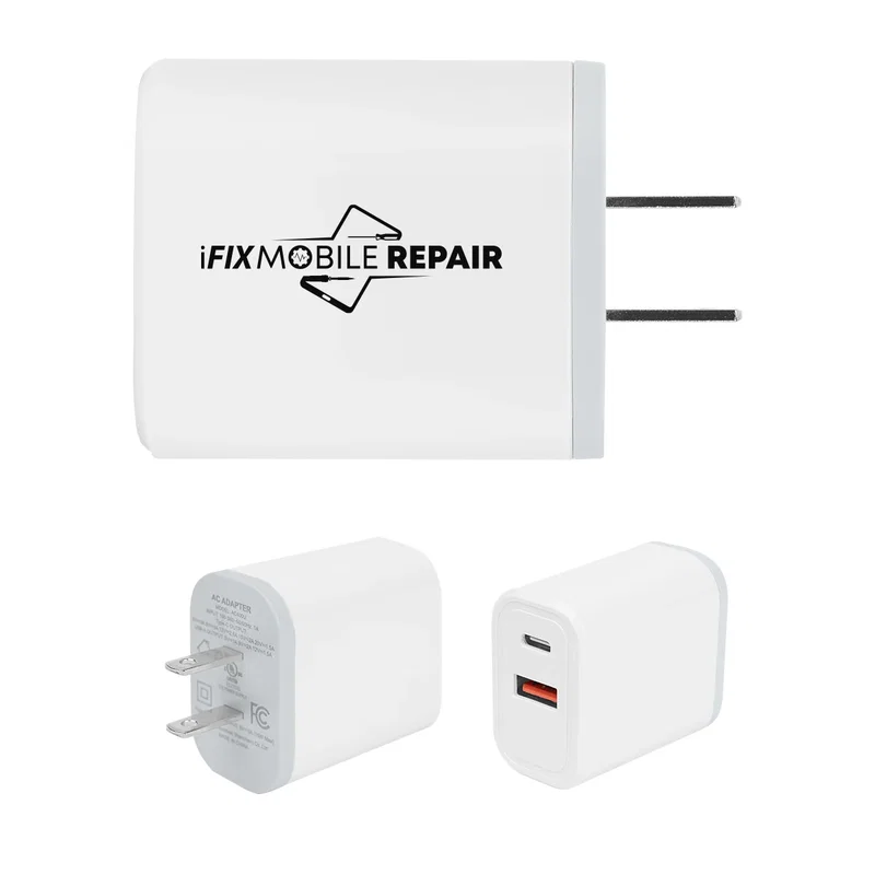 Plugged into an outlet at eye level
