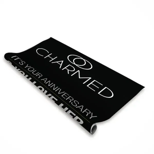 31.5" Economy Plus Retractor Replacement Banner (No-Curl Hybrid Media) β view 1