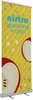 31.5" Economy Retractor Kit (No-Curl Opaque Fabric) in Silver - Silver