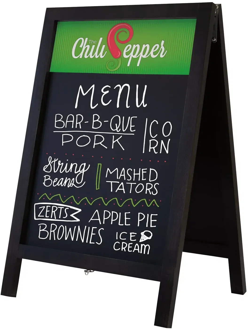 32" Deluxe Wood A-Frame Chalkboard Kit — view 7