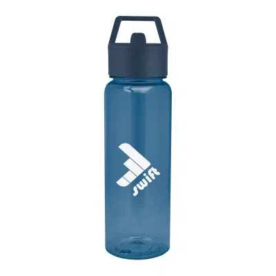 Translucent rPET bottle with a thirty two ounce capacity