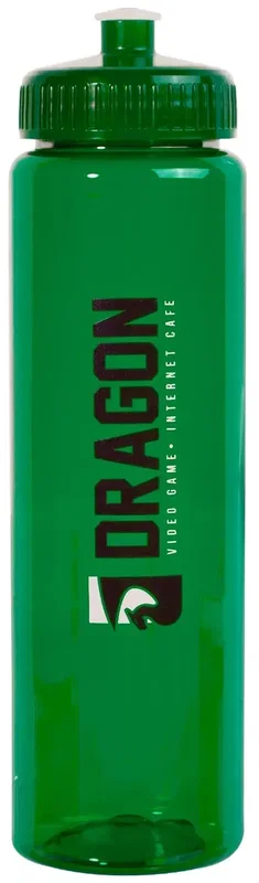 Custom Logo 32 oz. Color Gloss Water Bottles — view 4