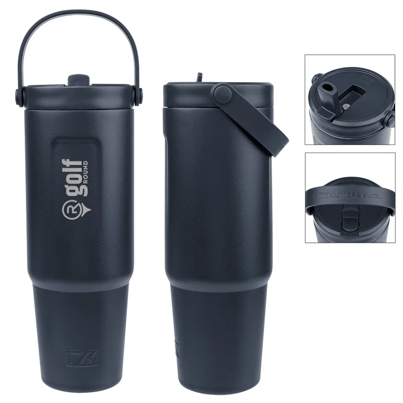 - 32 Oz. Cutter & Buck® Recycled Stainless Steel Tumbler — view 8