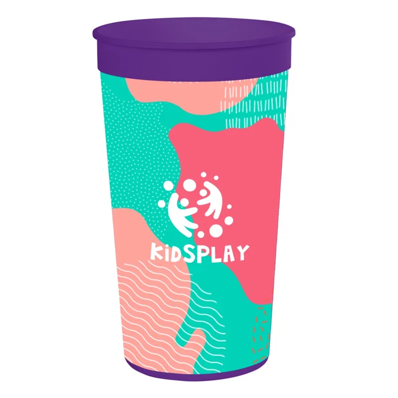 Cropped shot focusing on the middle of the cup