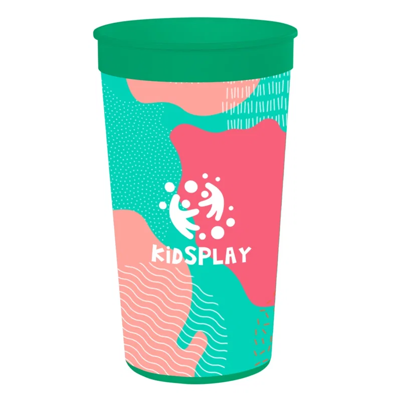 Single cup standing alone on a clean surface