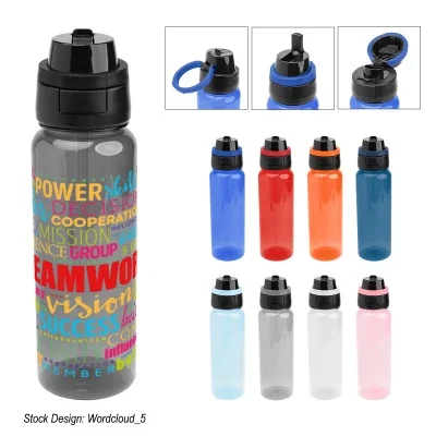 Smaller 24 ounce bottle photographed from the front