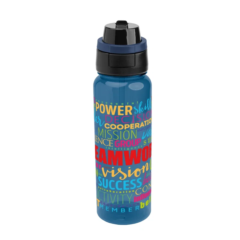 Bottle tipped slightly to show the shoulder curve