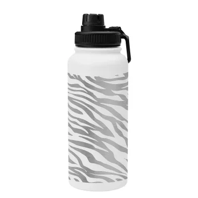 Tall recycled steel bottle sized at thirty two ounces