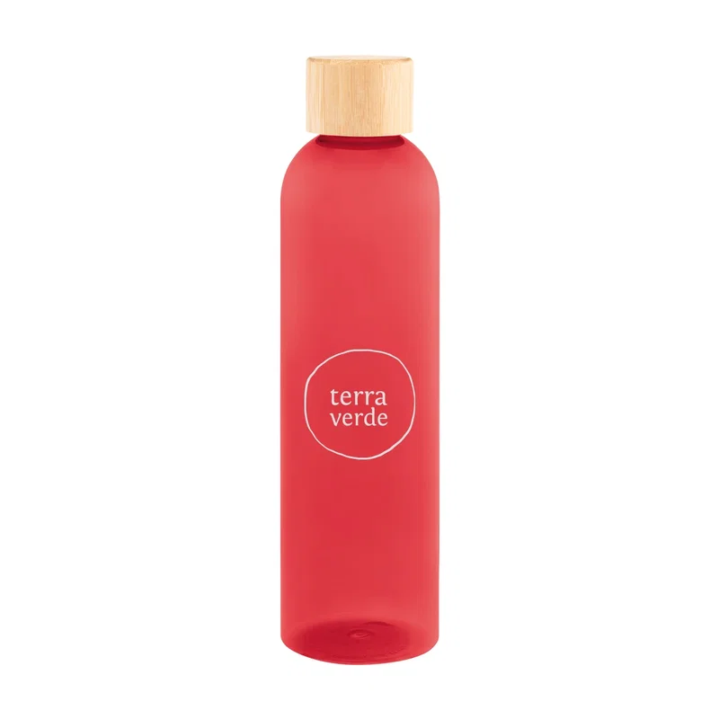 Three-quarter turn reveals the overall shape of the bottle.