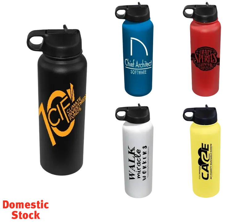 32 oz. Memphis Sports Bottle with Straw Lid