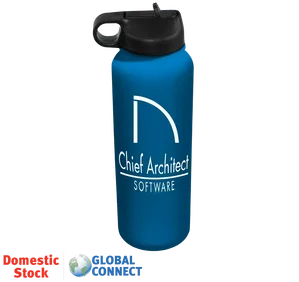 32 oz. Memphis Sports Bottle with Straw Lid