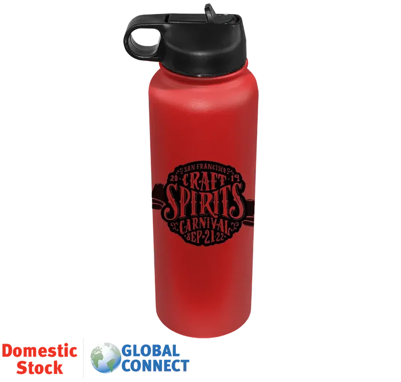 32 oz. Memphis Sports Bottle with Straw Lid — view 8