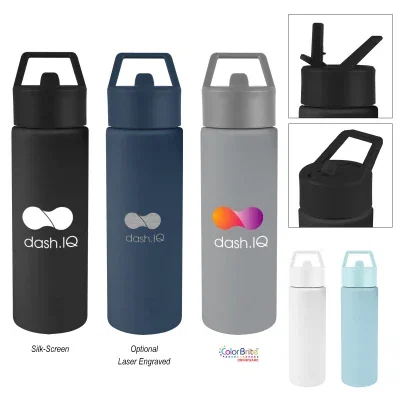 Black version standing upright with the cap on